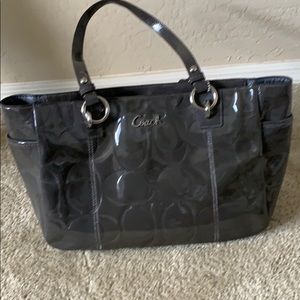 Coach patent leather purse
